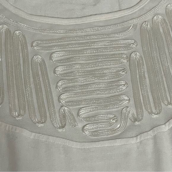 AXCESS Ivory Loose Fit Tank Top Size XL - Picture 8 of 10